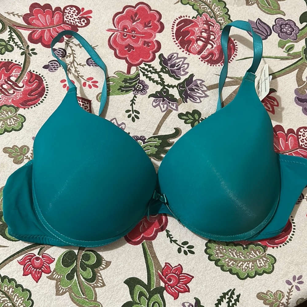 Simply Basic Bra 36B Nylon Teal